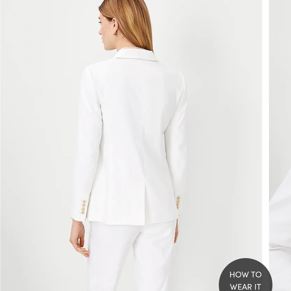 Ann Taylor White Blazer - Picture 2 of 9